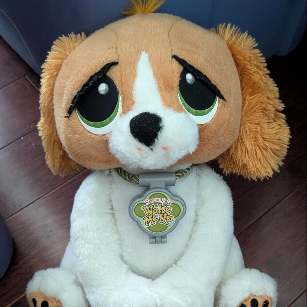 Vintage Rescue Pet Wake Me Up Alarm Plush